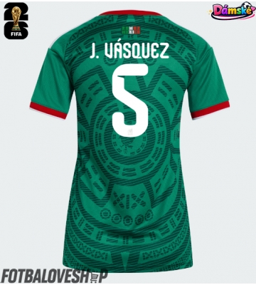 Mexiko Johan Vasquez #5 Dámské Domácí Dres MS 2026 Krátký Rukáv